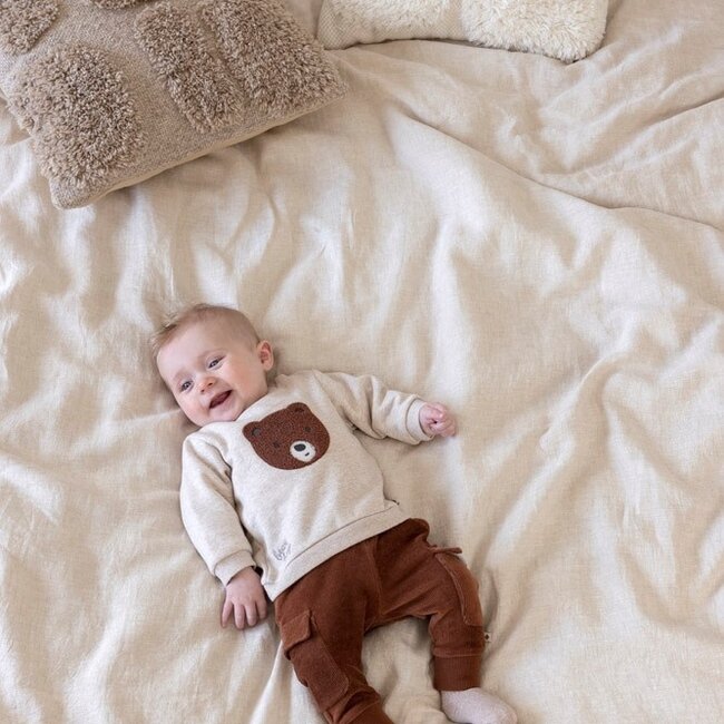 Broek Velours Rib Wild World Bruin