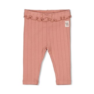 Feetje Legging Pointelle Rib Woodland Bloom Mauve