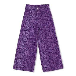 Jubel Flared Broek Aop Wild Soul Licht Lila