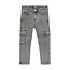 Jeans Straight Cargo Fit Used-Grey Denim