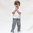 Jeans Straight Cargo Fit Used-Grey Denim