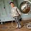 Jeans Straight Cargo Fit Used-Grey Denim