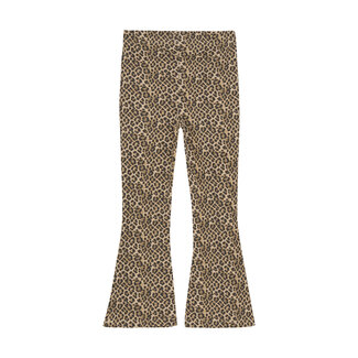 Daily7 Broek Flared Animal Latte Sand