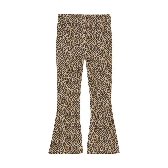 Broek Flared Animal Latte Sand