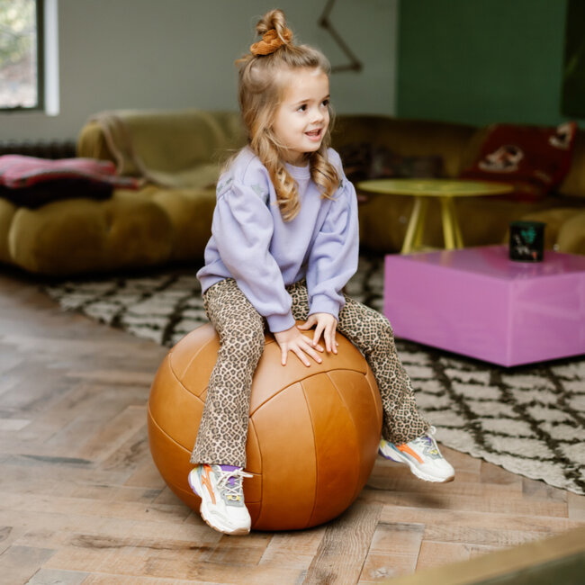 Broek Flared Animal Latte Sand