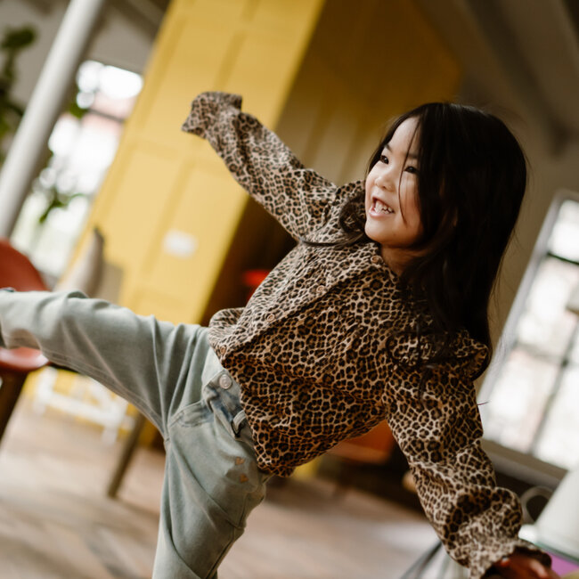 Jeans Mom Fit Heart Pocket Medium Denim