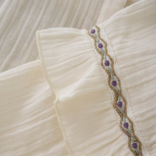 Longsleeve Ruffle Off White