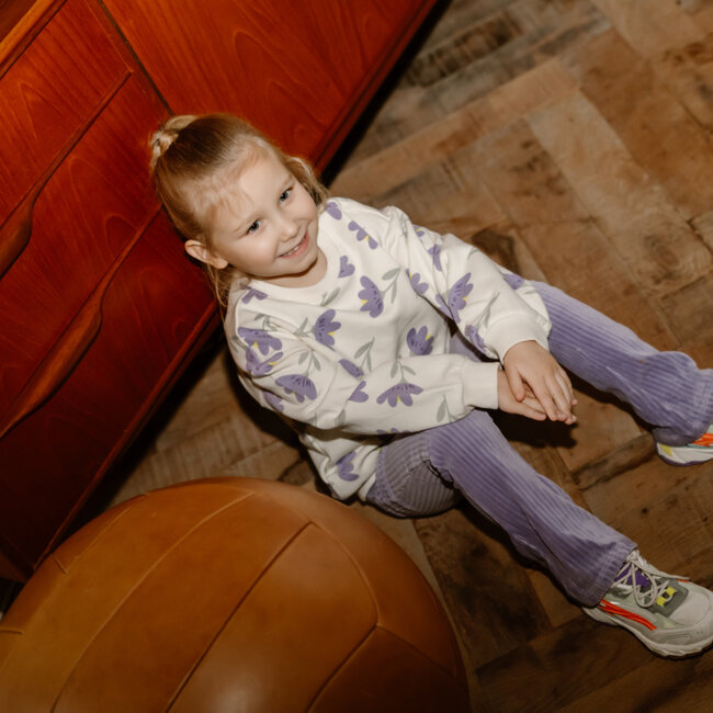 Sweater Flowers Off White