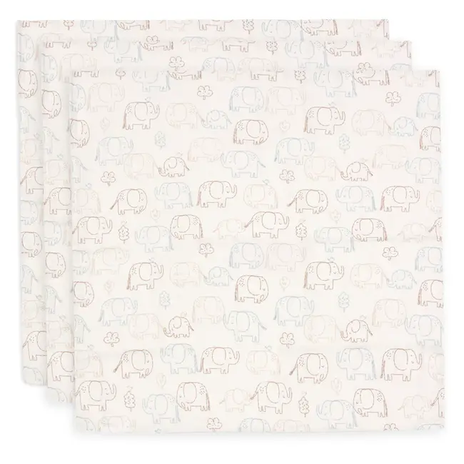 Hydrofiele Doek Small 70X70Cm Elephant Tales (3Pack)