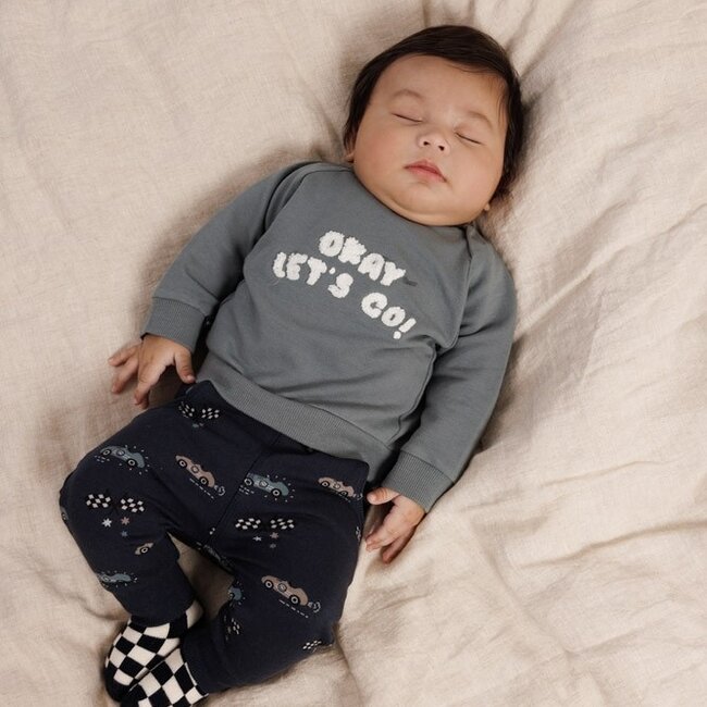 Sweater Let's Go! Petrol