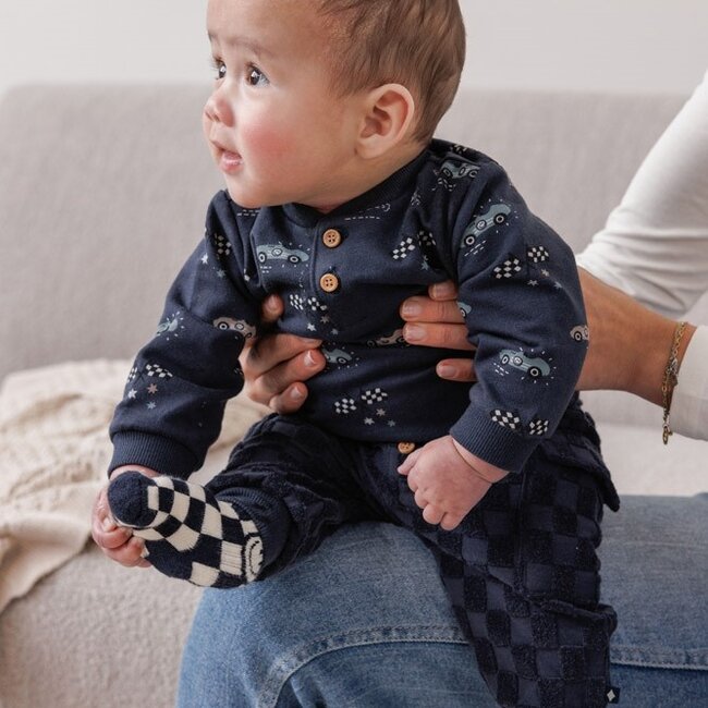 Sweater Aop Let's Go! Marine