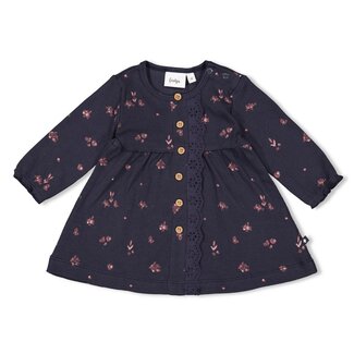 Feetje Jurk Rib Aop Swanlake Marine