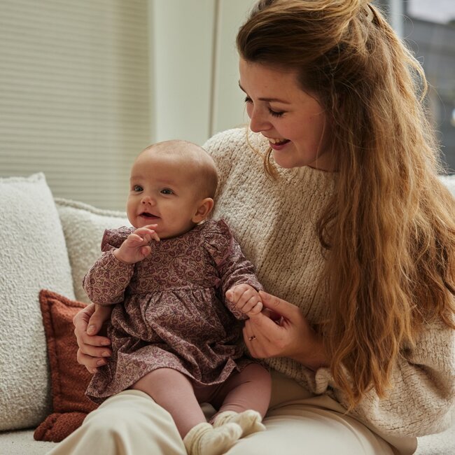 2-Delige Set Little Flower Light Mauve