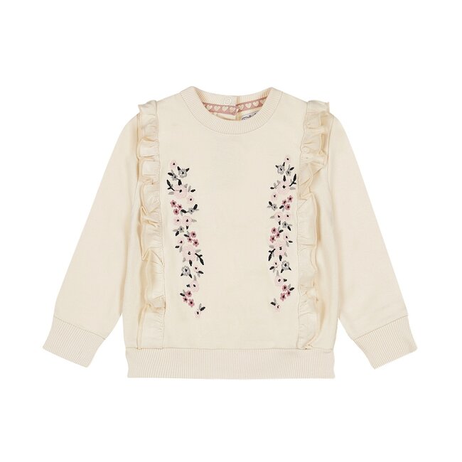 Sweater Little Flower Off White