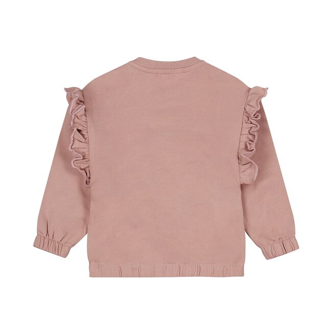 Sweater Loose Fit Little Flower Light Mauve