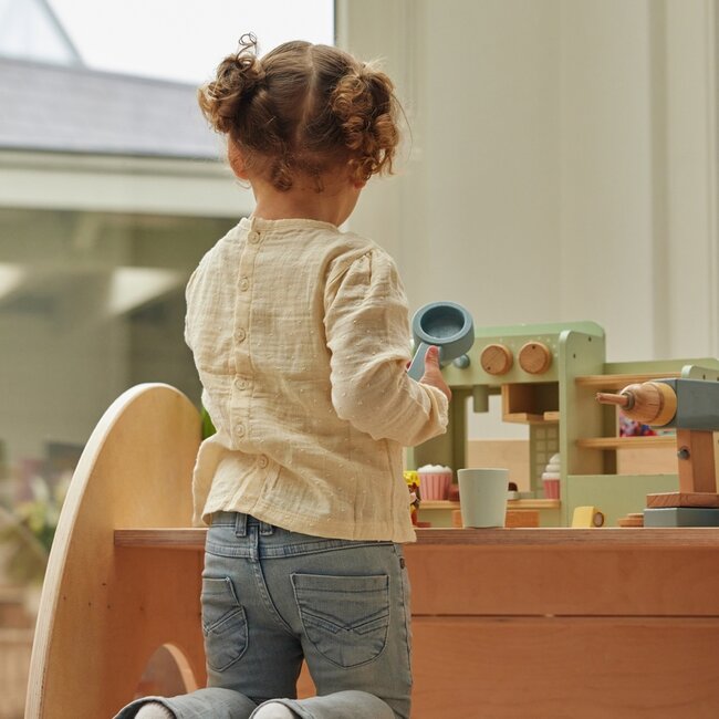 Jeans Flared Girls Blue