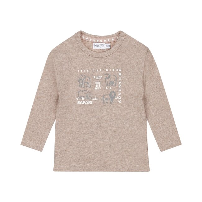 Longsleeve Safari Friends Faded Brown