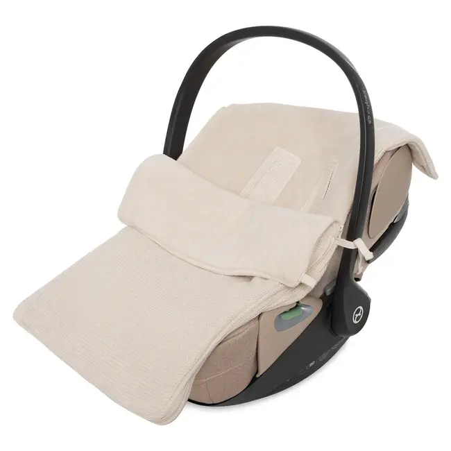 Voetenzak Groep 0+ 3/5 Punts Gordel Basic Knit Oatmeal