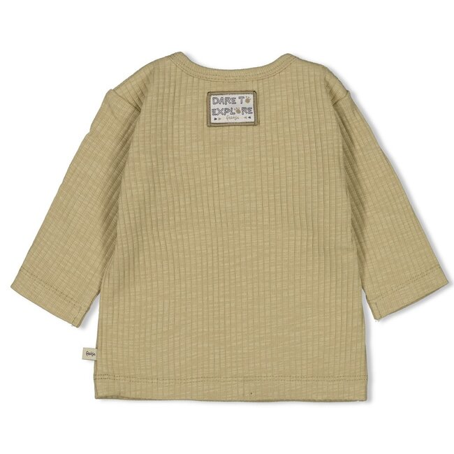 Longsleeve Rib Rawrsome Groen