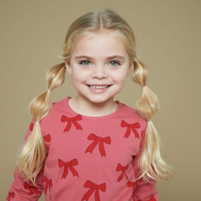 Jurk Aop Queen Of Hearts Roze