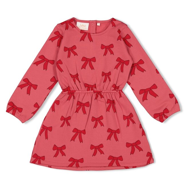 Jurk Aop Queen Of Hearts Roze