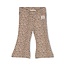 Flare Broek Aop Better Together Taupe Melange