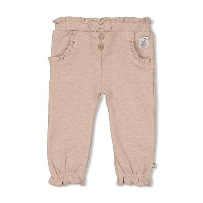 Broek Ruches Better Together Taupe Melange