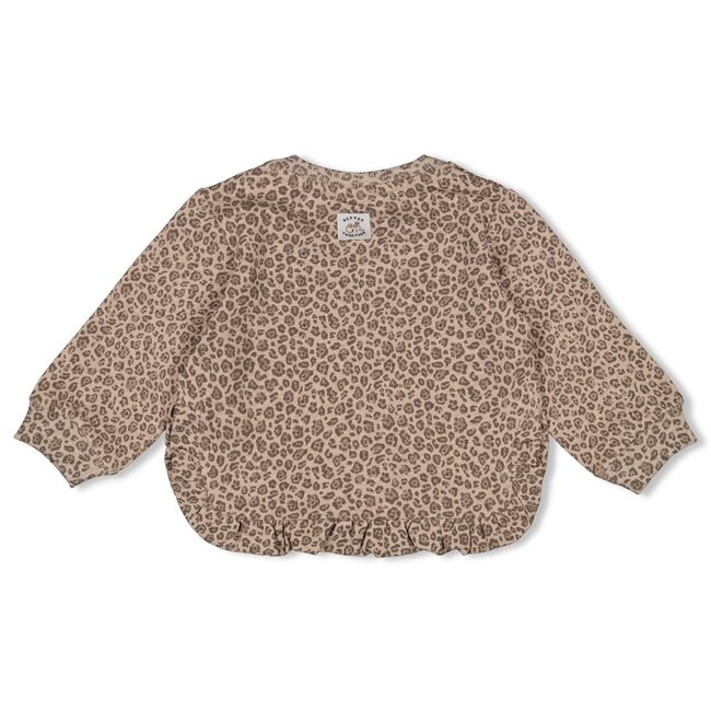 Sweater Aop Better Together Taupe Melange