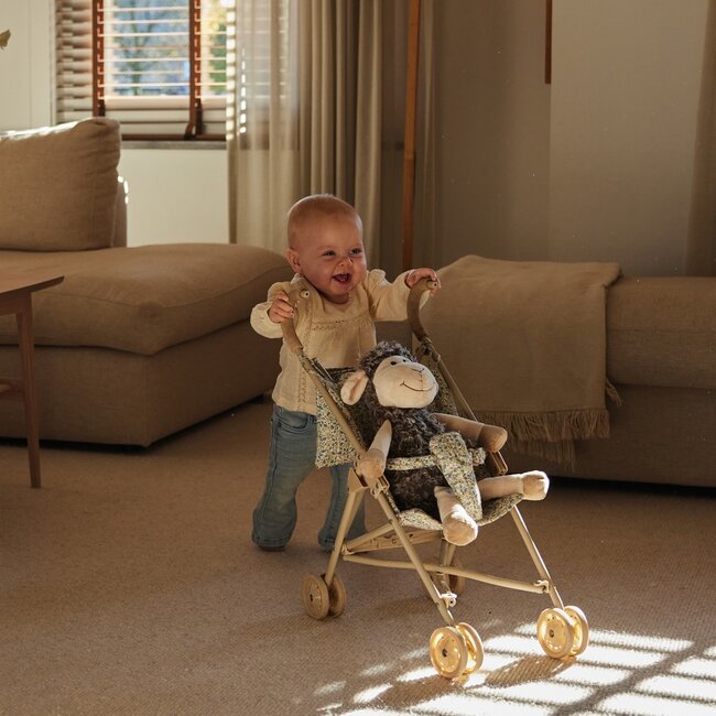 Blouse Longsleeve Loose Fit Pretty Fall Off White