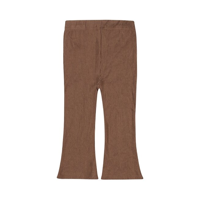 Broek Flared Berry Brown