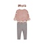 3-Delige Set Met Haarband Little Flower Light Mauve