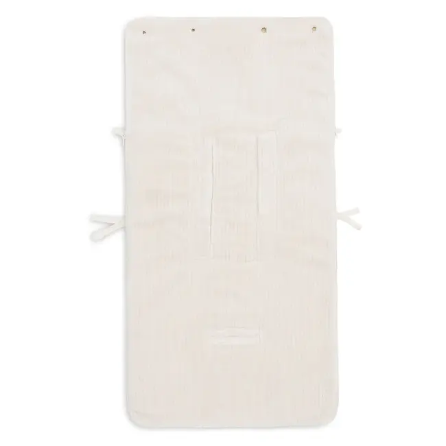 Voetenzak groep 0+ 3/5 punts gordel Cloudy Rib Oatmeal