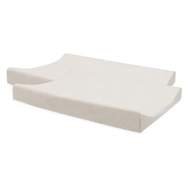 Aankleedkussenhoes Badstof 50x70cm Oatmeal 2 Stuks