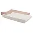 Aankleedkussenhoes Badstof 50x70cm Wild Rose/Ivory 2 Stuks
