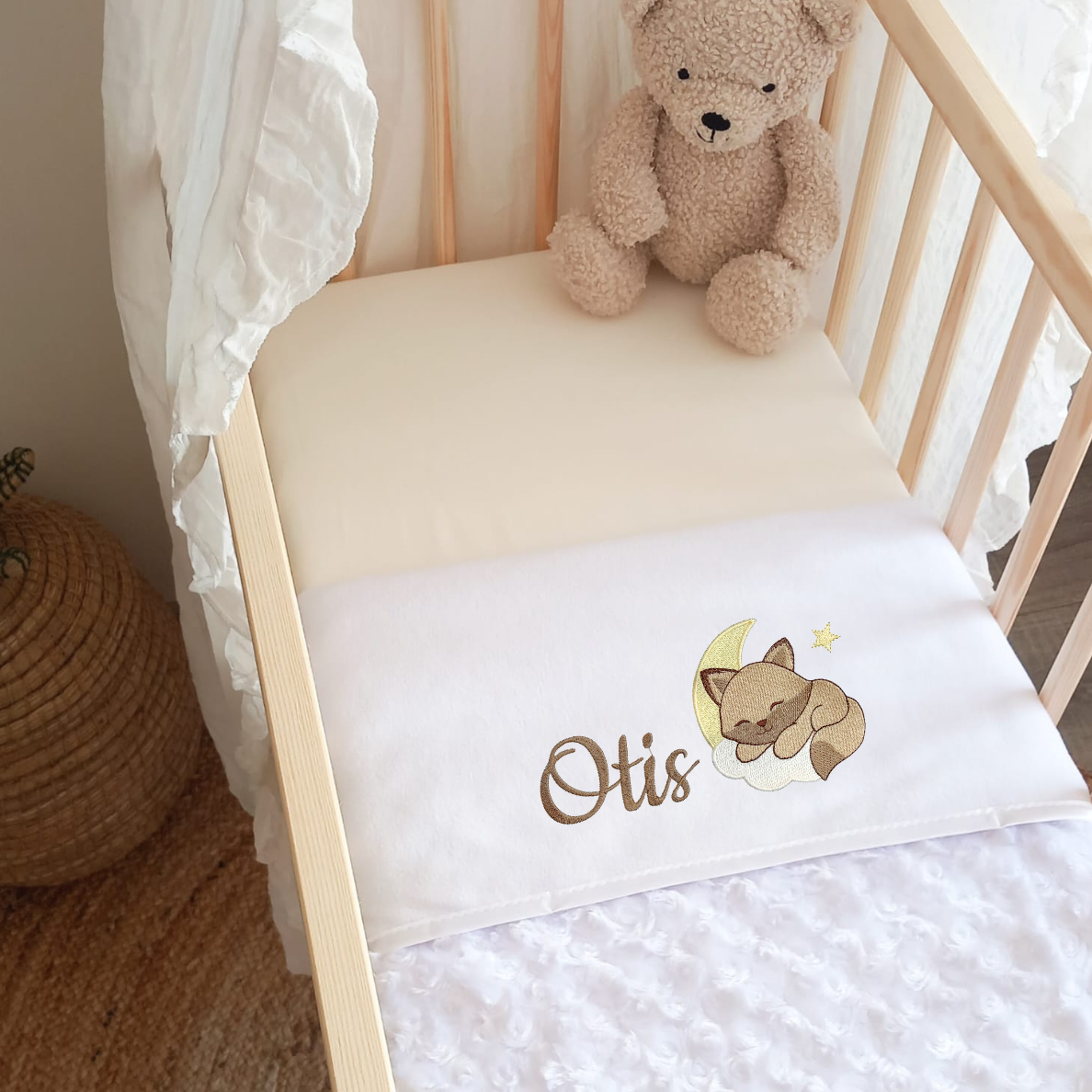 Geborduurd met afbeelding