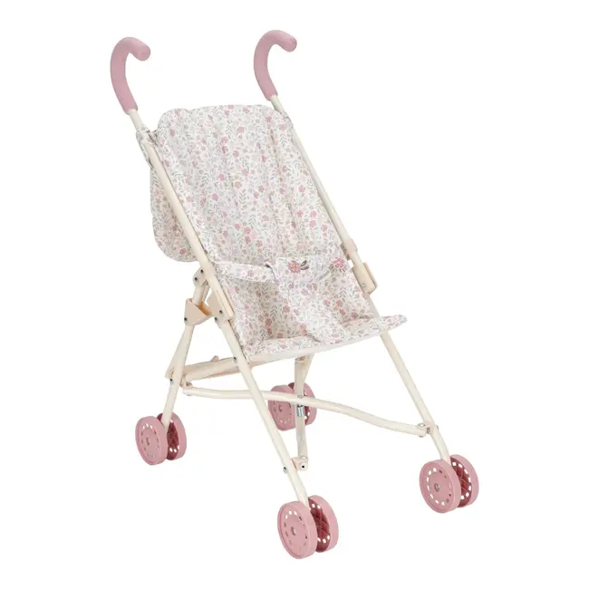 Metalen Poppenbuggy Soft Flowers