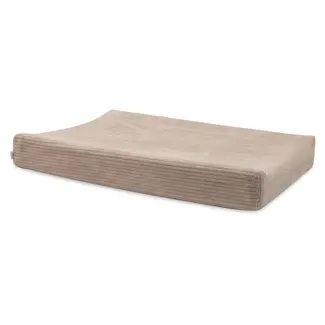 Jollein Aankleedkussenhoes 50x70cm Cloudy Rib Milky Coffee