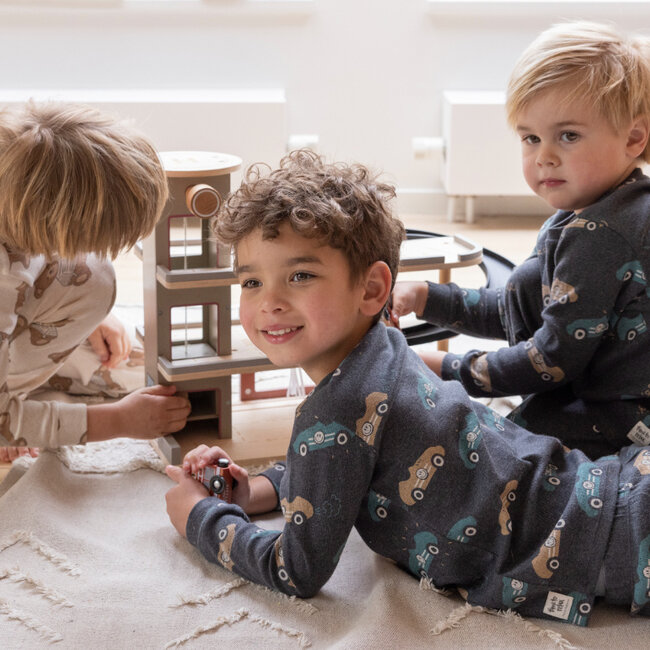 Pyjama Ricky Racer Antraciet Melange