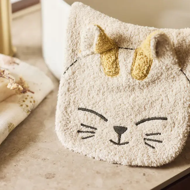 Washand Badstof Charlie Cat