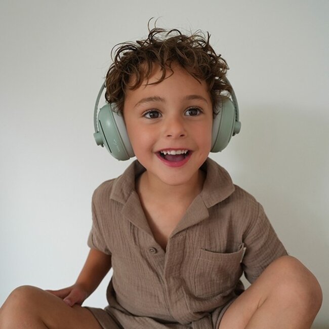 Gehoorbescherming 2-in-1 Baby & Junior Groen