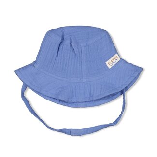 Feetje Zonnehoed Mousseline Sssiesta Blauw