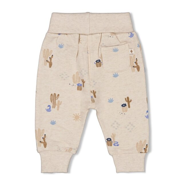 Broek AOP Sssiesta Offwhite Melange