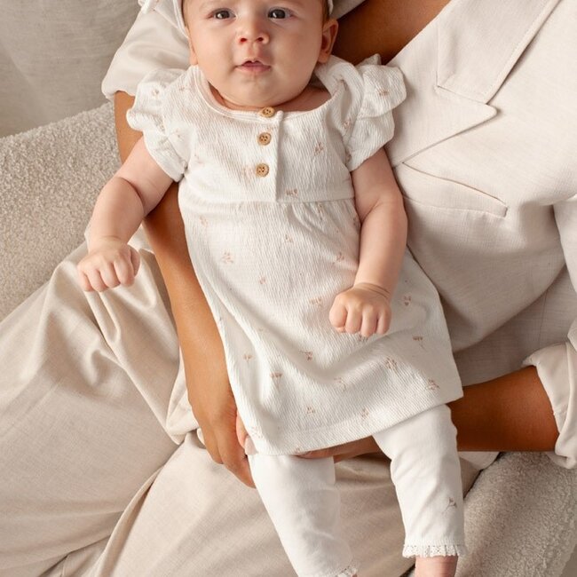 Legging Delicate Flower Offwhite