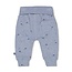 Broek Rib AOP Blue Ocean Blauw Melange