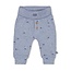 Broek Rib AOP Blue Ocean Blauw Melange
