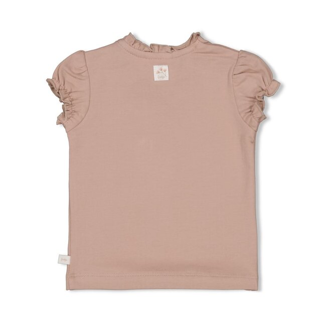 T-Shirt Delicate Flower Taupe