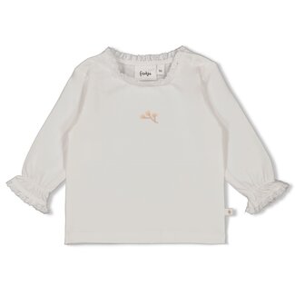 Feetje Longsleeve Delicate Flower Offwhite