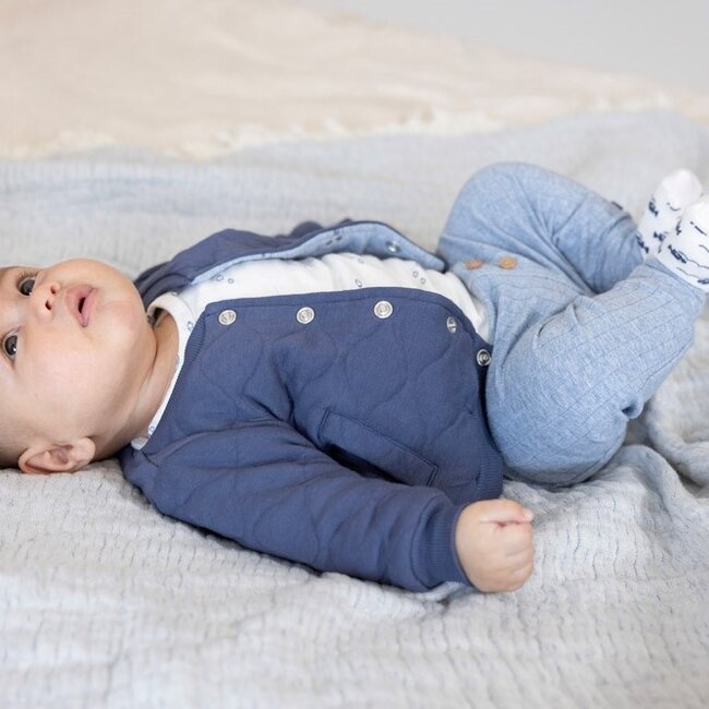 Omkeerbaar Bomberjack Blue Ocean Indigo