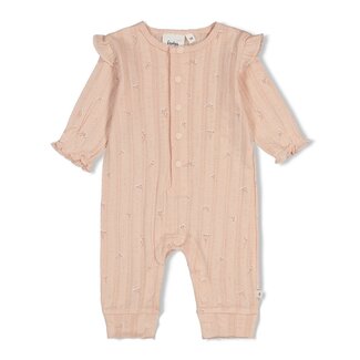 Feetje Pak Pointelle Rib AOP Delicate Flower Lichtroze