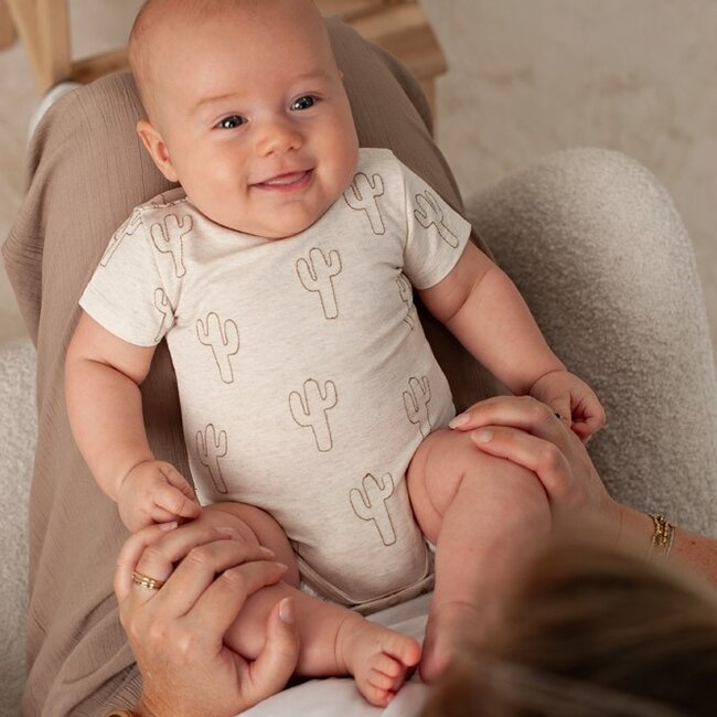 Romper AOP Sssiesta Offwhite Melange